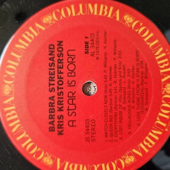 Kristofferson Barbra Streisand vintage vinyl record A Star is Born 1976 - Picture 7 of 8